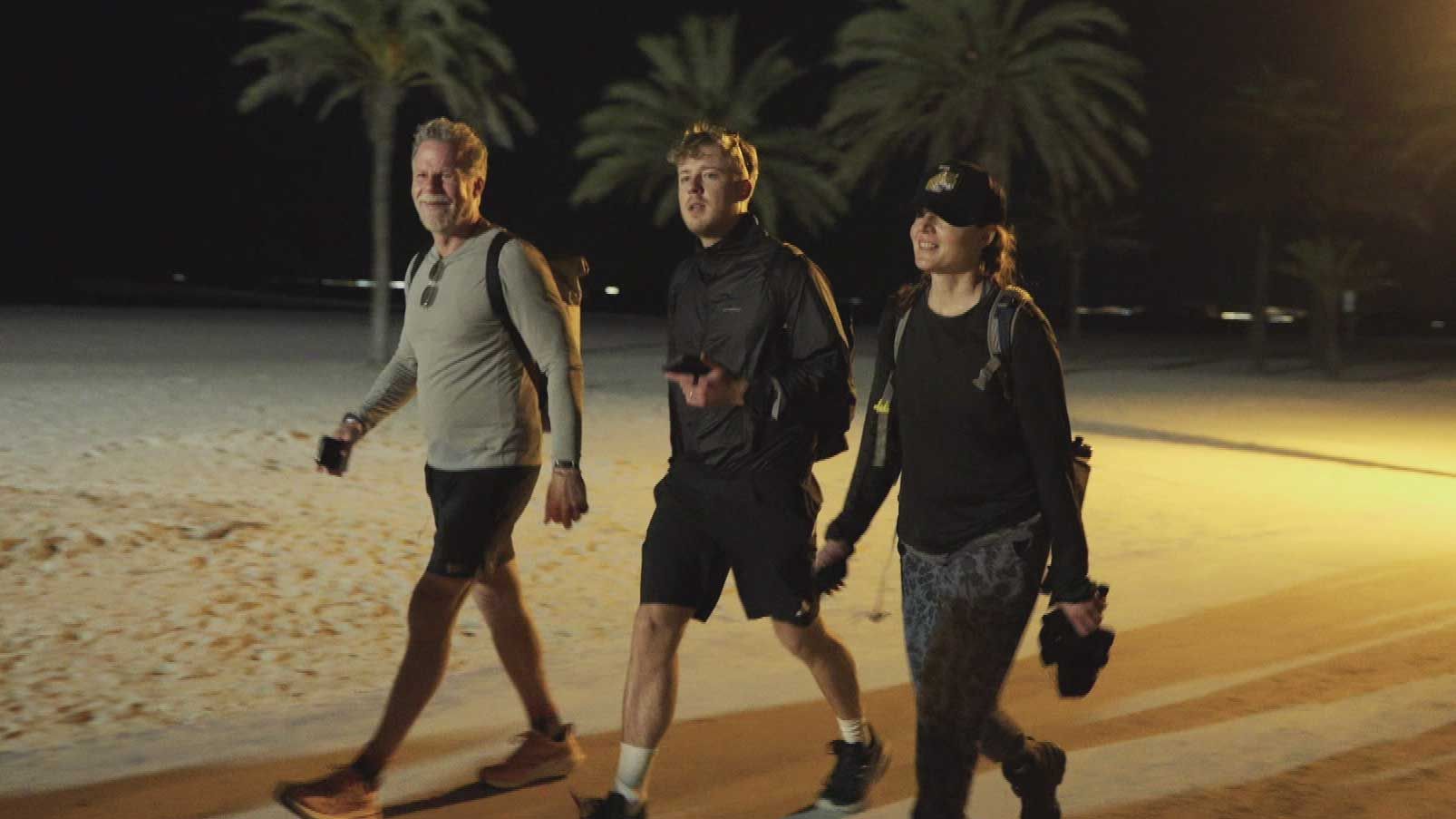 50 Kilometer zu Fuß: Jenke, Jánik und Katja beim Megamarsch