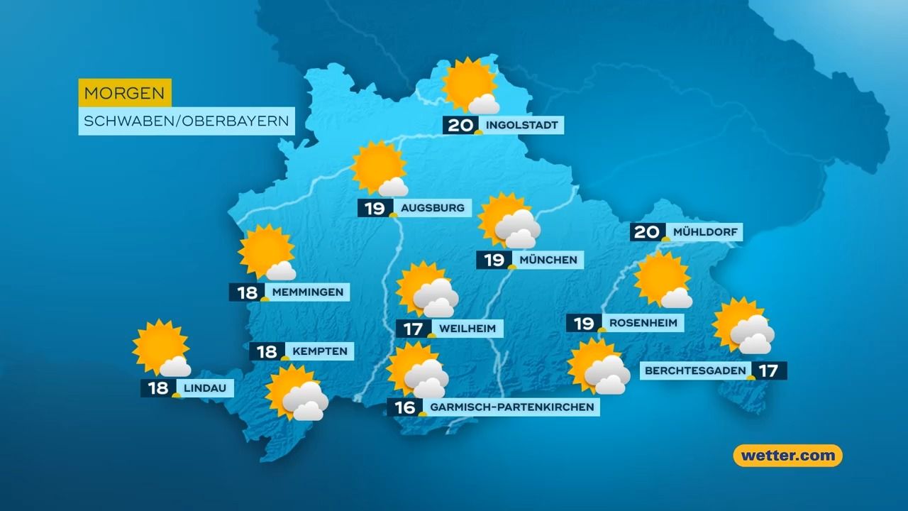 Das Bayern-Wetter vom 09.09.2026: Es wird herbstlich