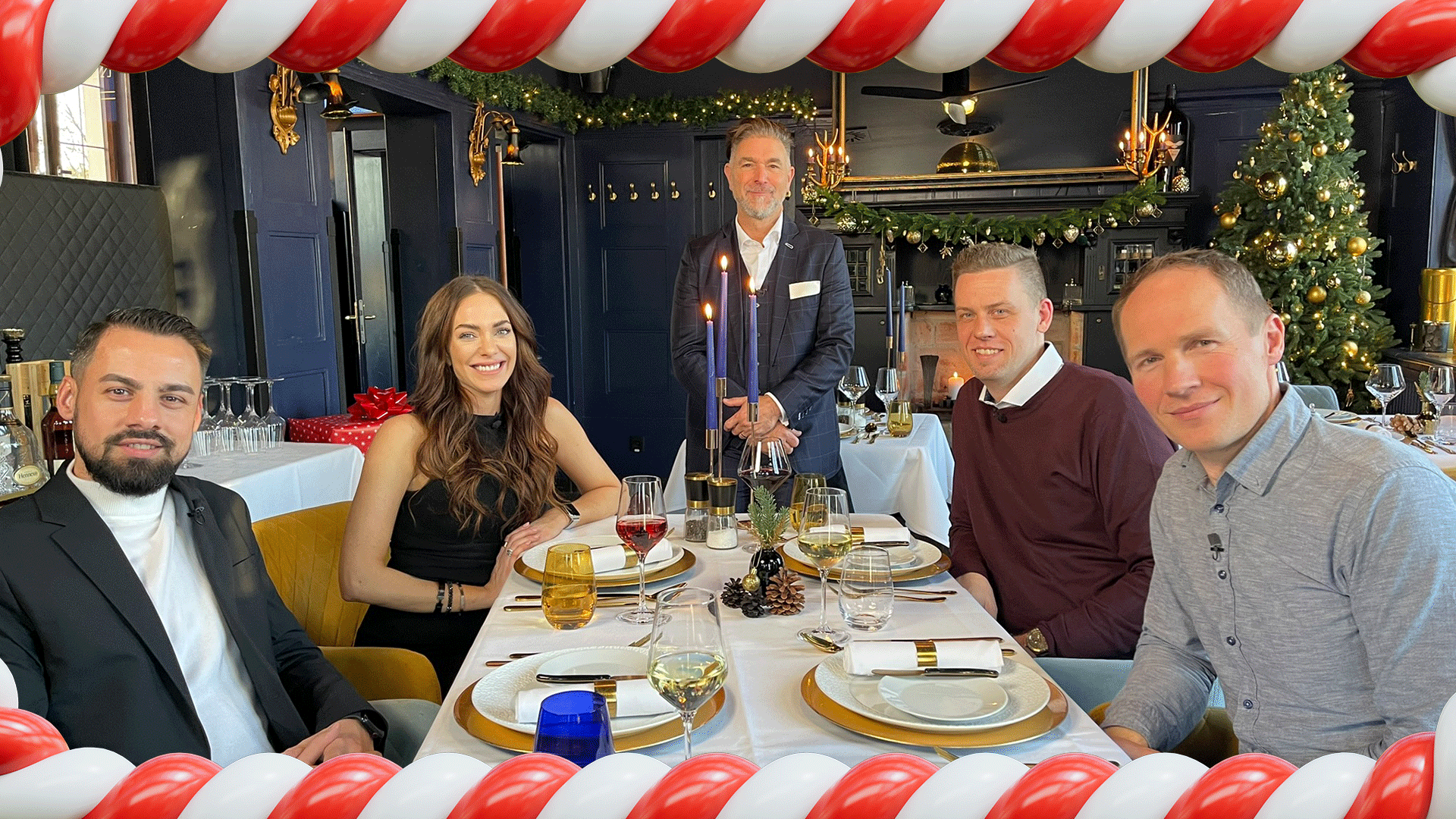 Barock-Flair im "Kobalt Club Royal" mit Weihnachts-Spirit