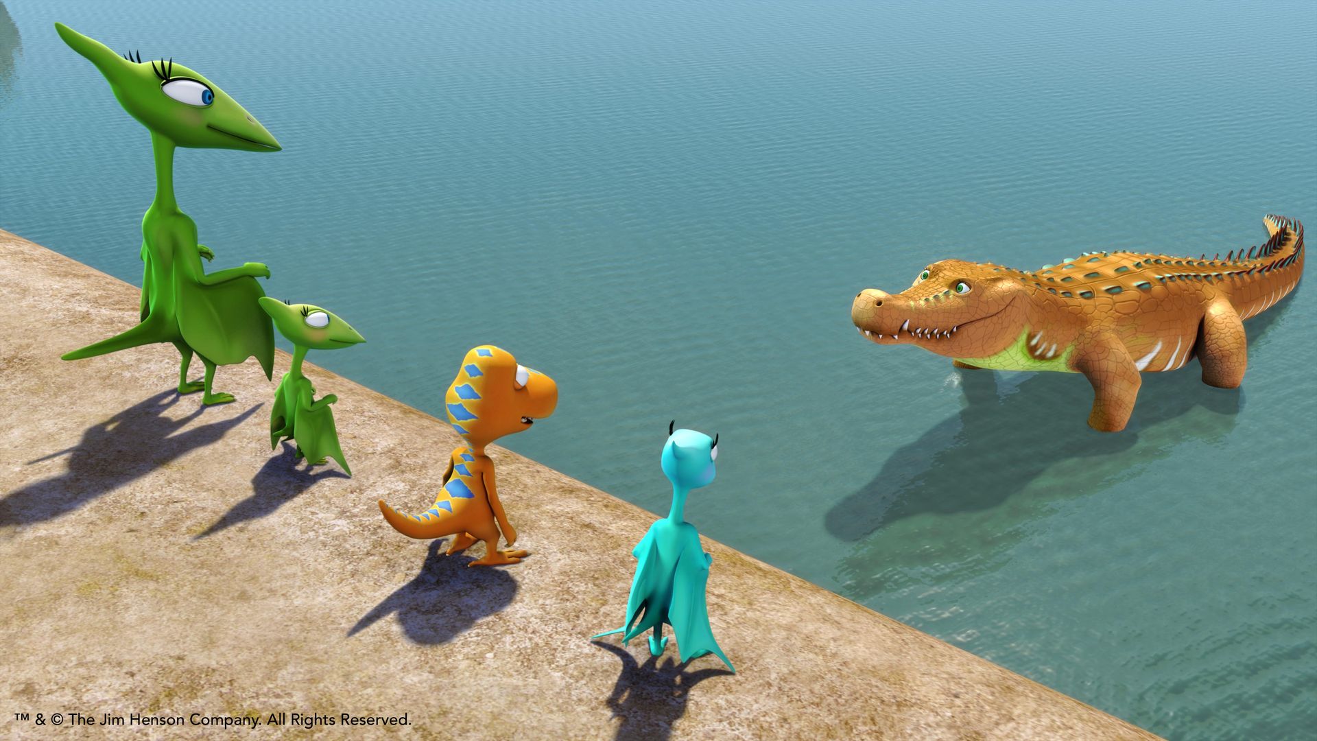 Tiny und das Krokodil / Oma und Opa zu Besuch