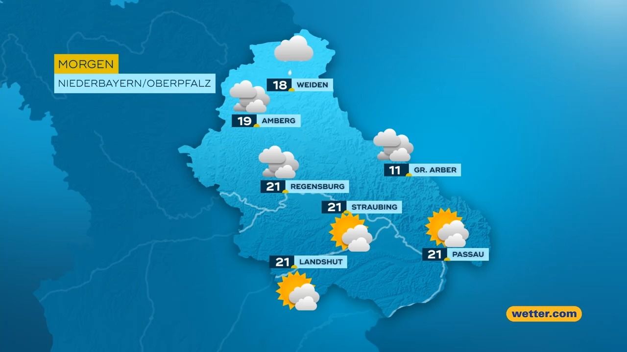 Das Bayern-Wetter vom 17.09.2026: Regen und Nebel über Bayern