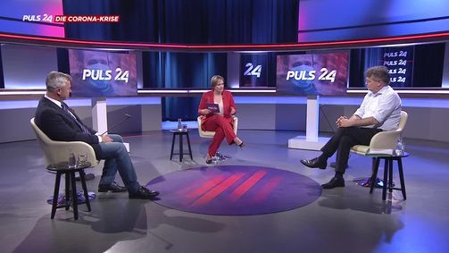 Pro und Contra Pro & Contra - PULS 4 News-Talk - 2020 - rechtefrei Folge 14: Kogler vs. Hofer: Das Krisenmanagement der Regierung