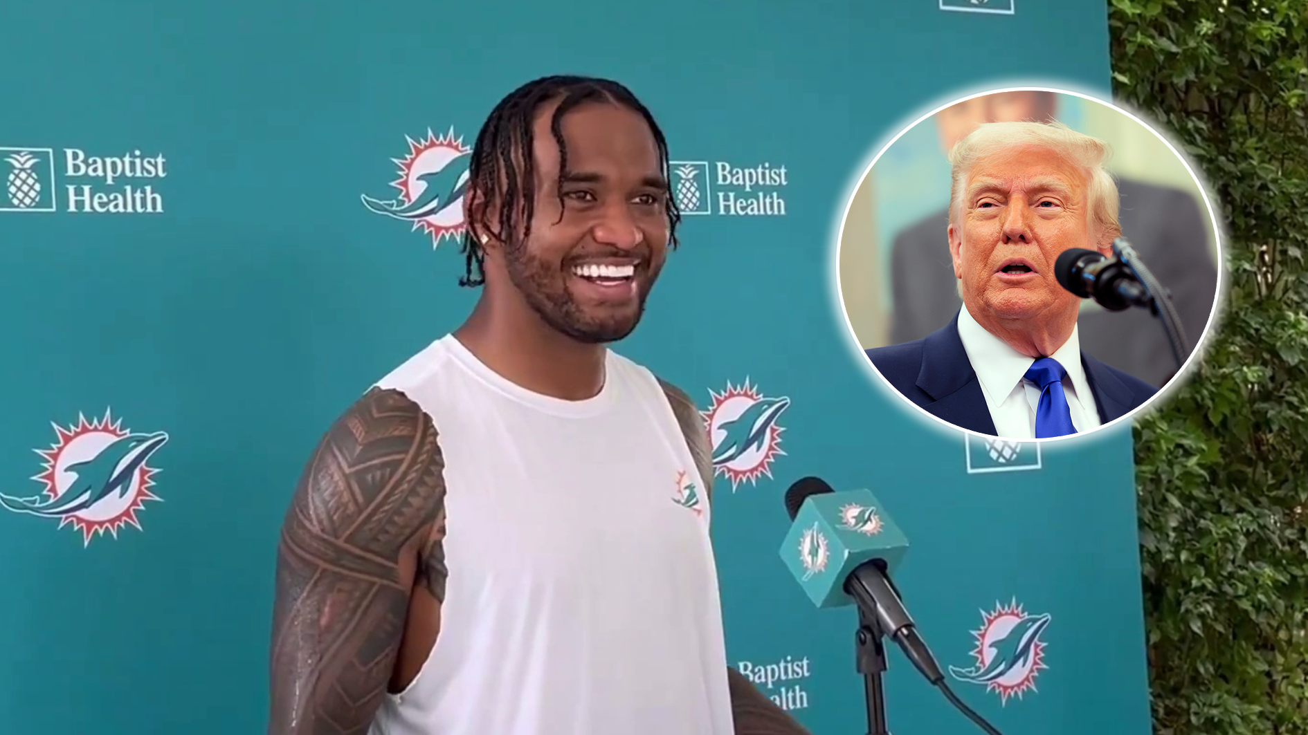 NFL: Tua Tagovailoa ahmt US-Präsident Trump nach