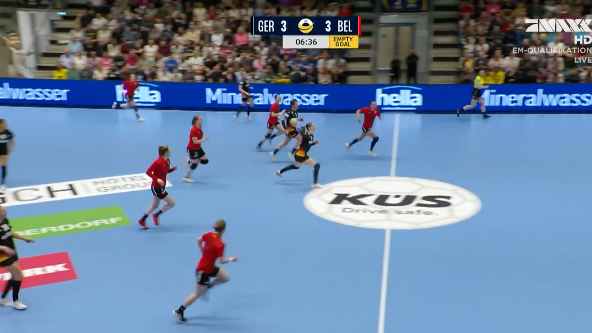 DHB-Team verteidigt bockstark! Zwei lange Tore in Folge