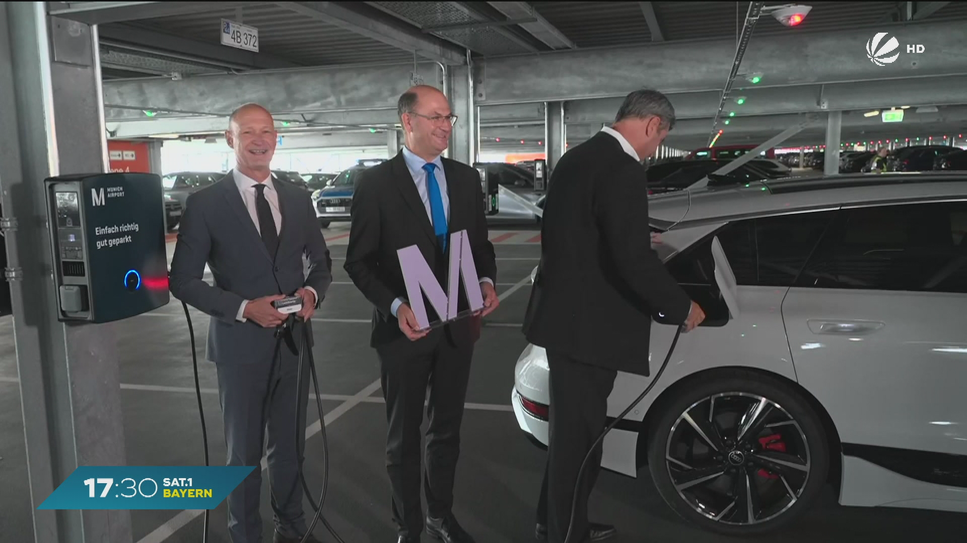 E-Mobilität: Größter Ladepark in Bayern eröffnet am Flughafen München