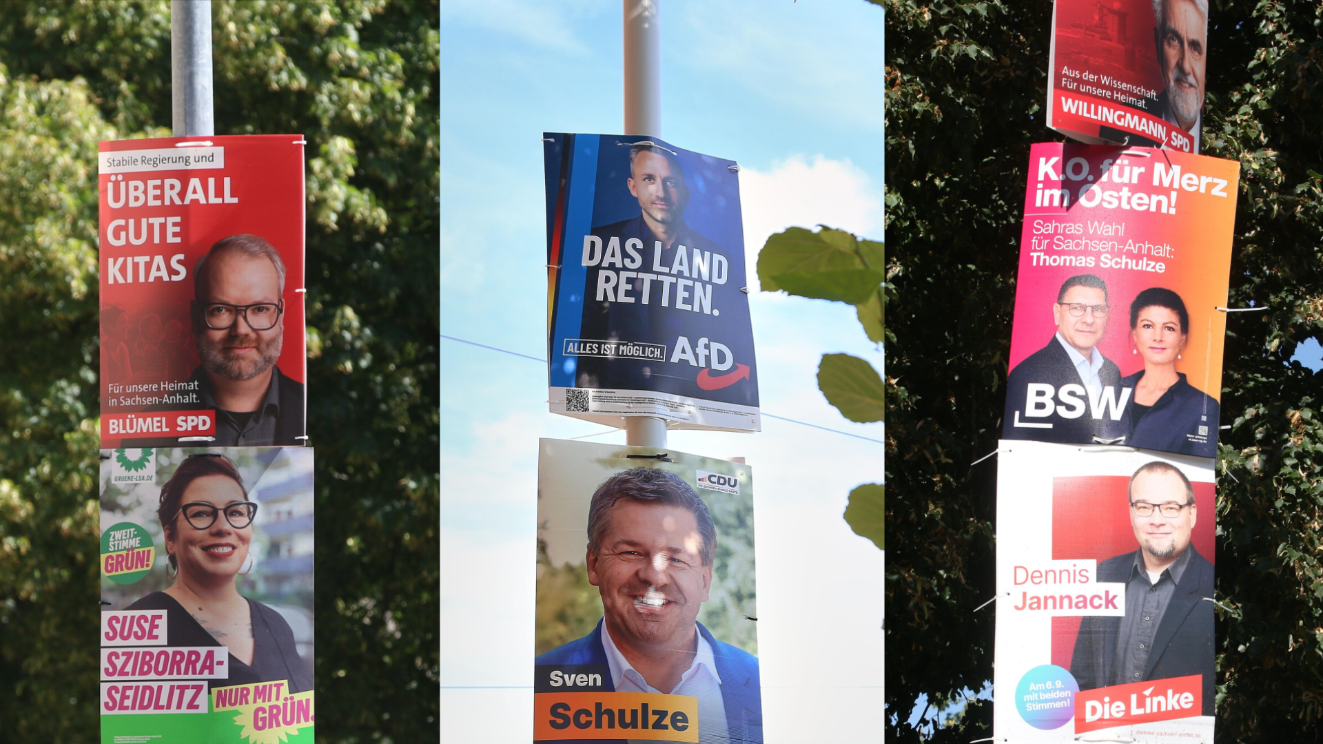 Sachsen-Anhalt: Endspurt vor der Wahl