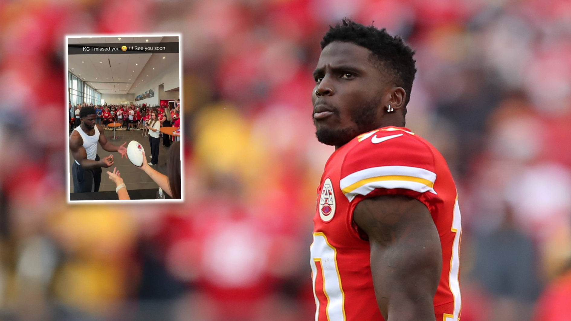 NFL: Botschaft an Chiefs-Fans - Tyreek Hill heizt Gerüchte um Rückkehr an