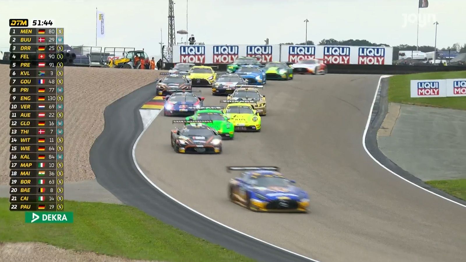 DTM: Chaos überall! Wilder Start am Sachsenring