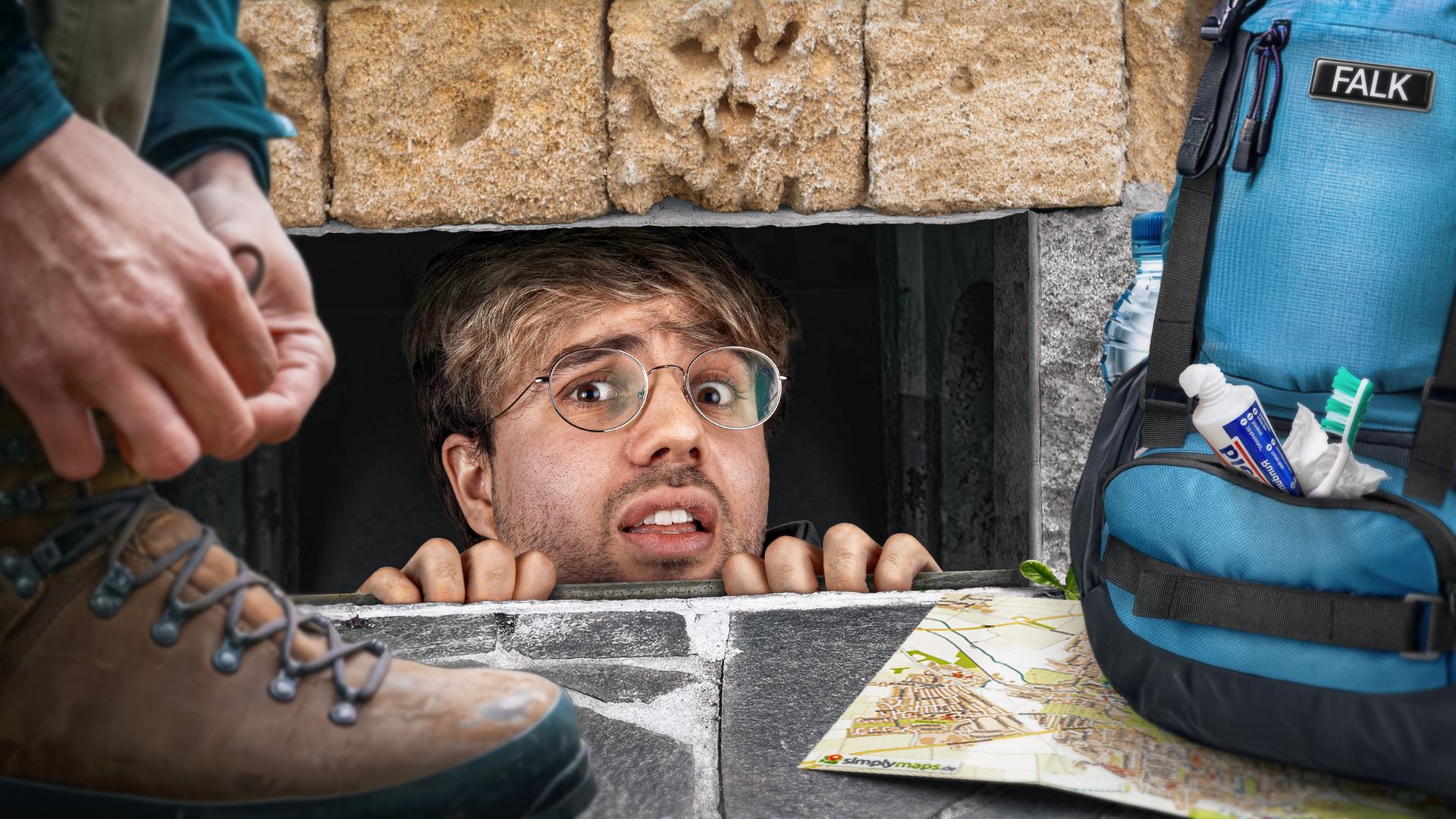 Jagd zu dritt: Jede Gasse, jeder Winkel!
