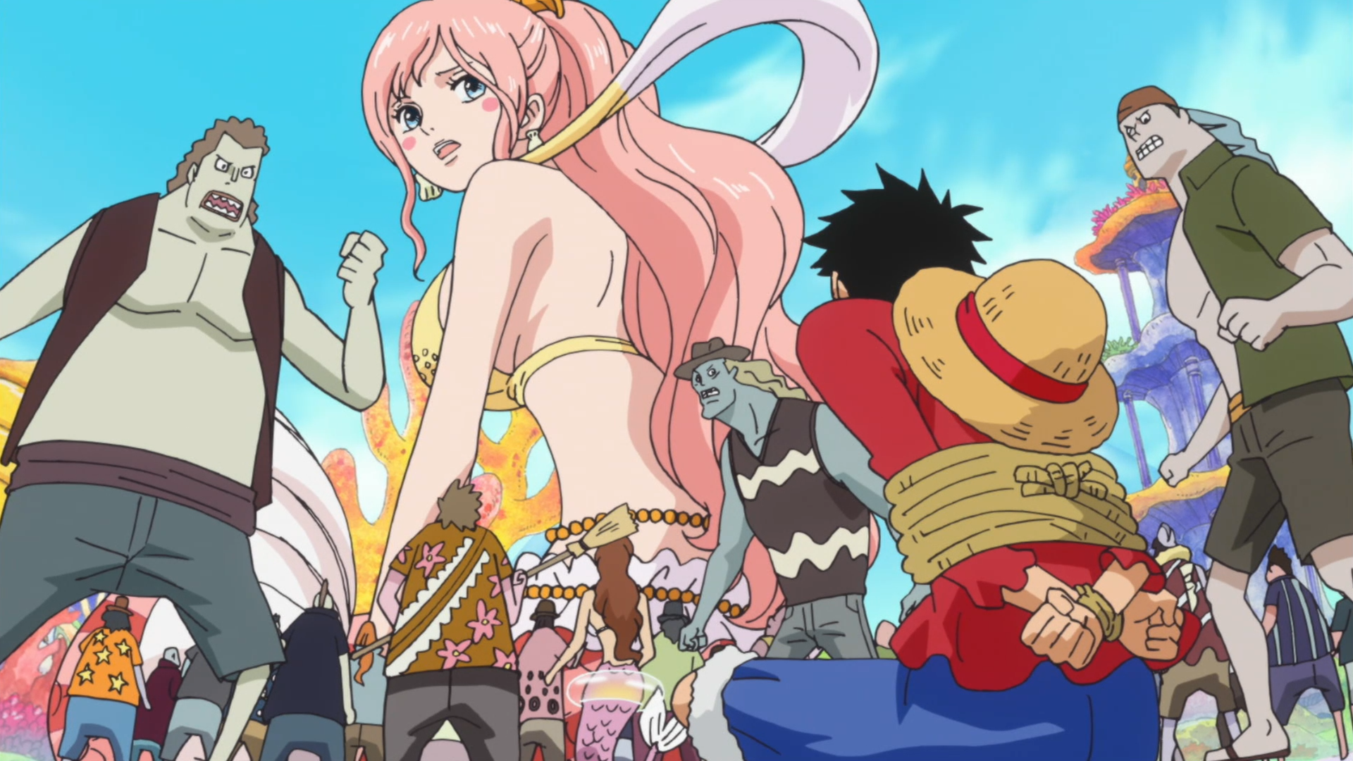 Beschützt Shirahoshi! Decken's Verfolgung!