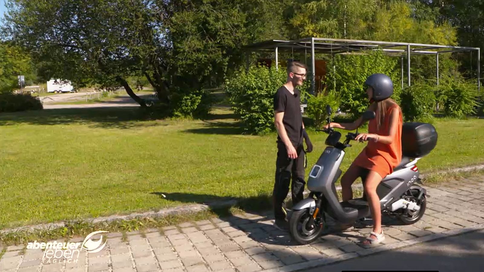 Flott unterwegs auf dem E-Roller