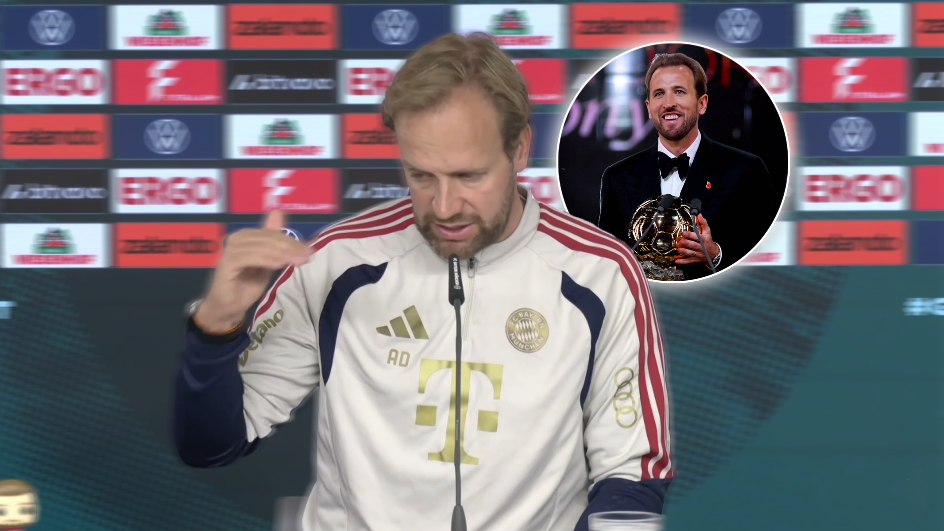 FC Bayern: Co-Trainer Danks würdigt Harry Kane nach Ballon-d'Or-Sieg