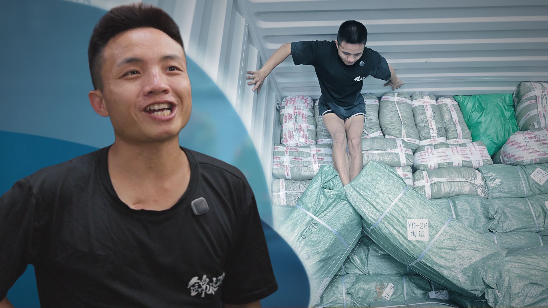 Die Container-Quetscher von China: Fake oder verblüffende Realität?