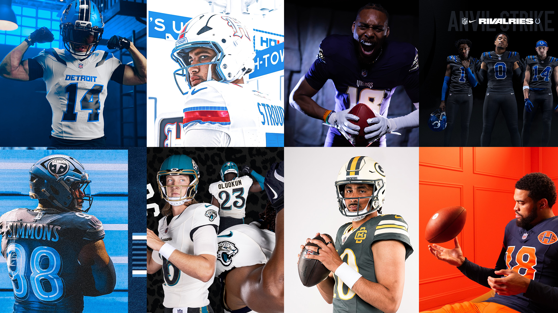 NFL: Neue Trikots! Amon-Ra St. Brown und Co. im Rivalry-Look