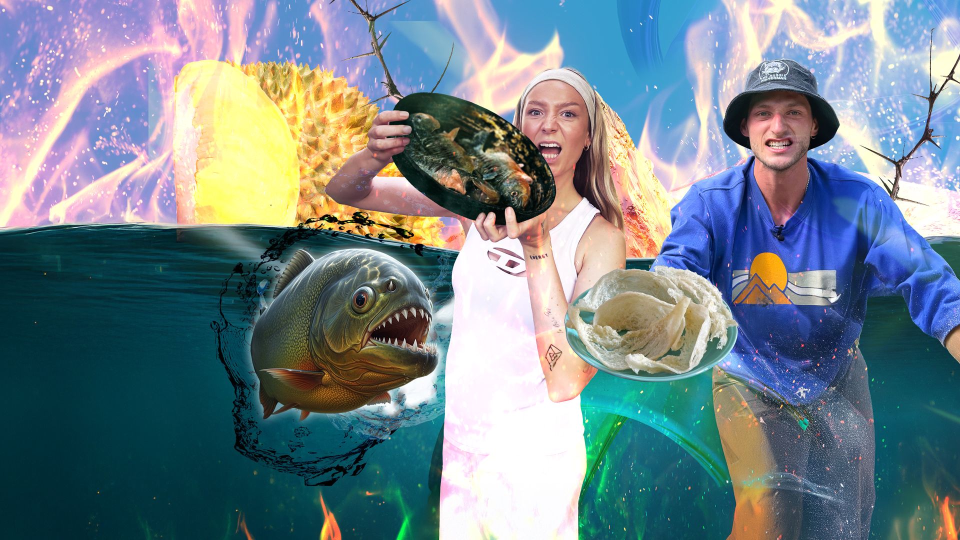 Piranhas und Vogelnester
