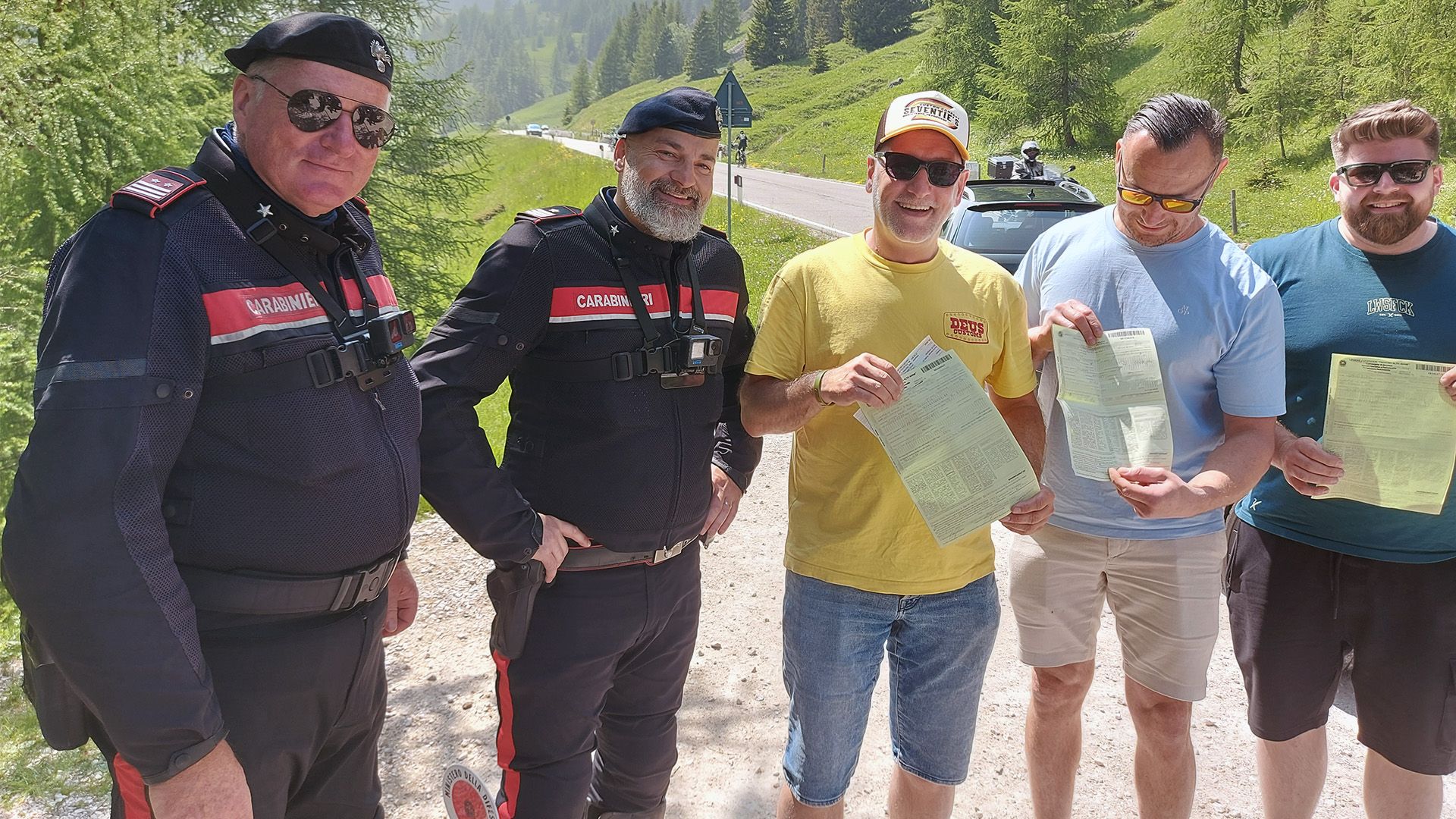 Thema u.a.: Geschwindigkeitskontrollen in Südtirol