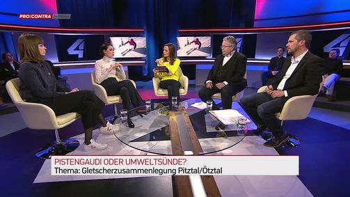 Pro und Contra Pro & Contra - PULS 4 News-Talk - 2020 - rechtefrei Folge 5: Pro und Contra: Pistengaudi oder Umweltsünde: Ist Skifahren noch zeitgemäß?