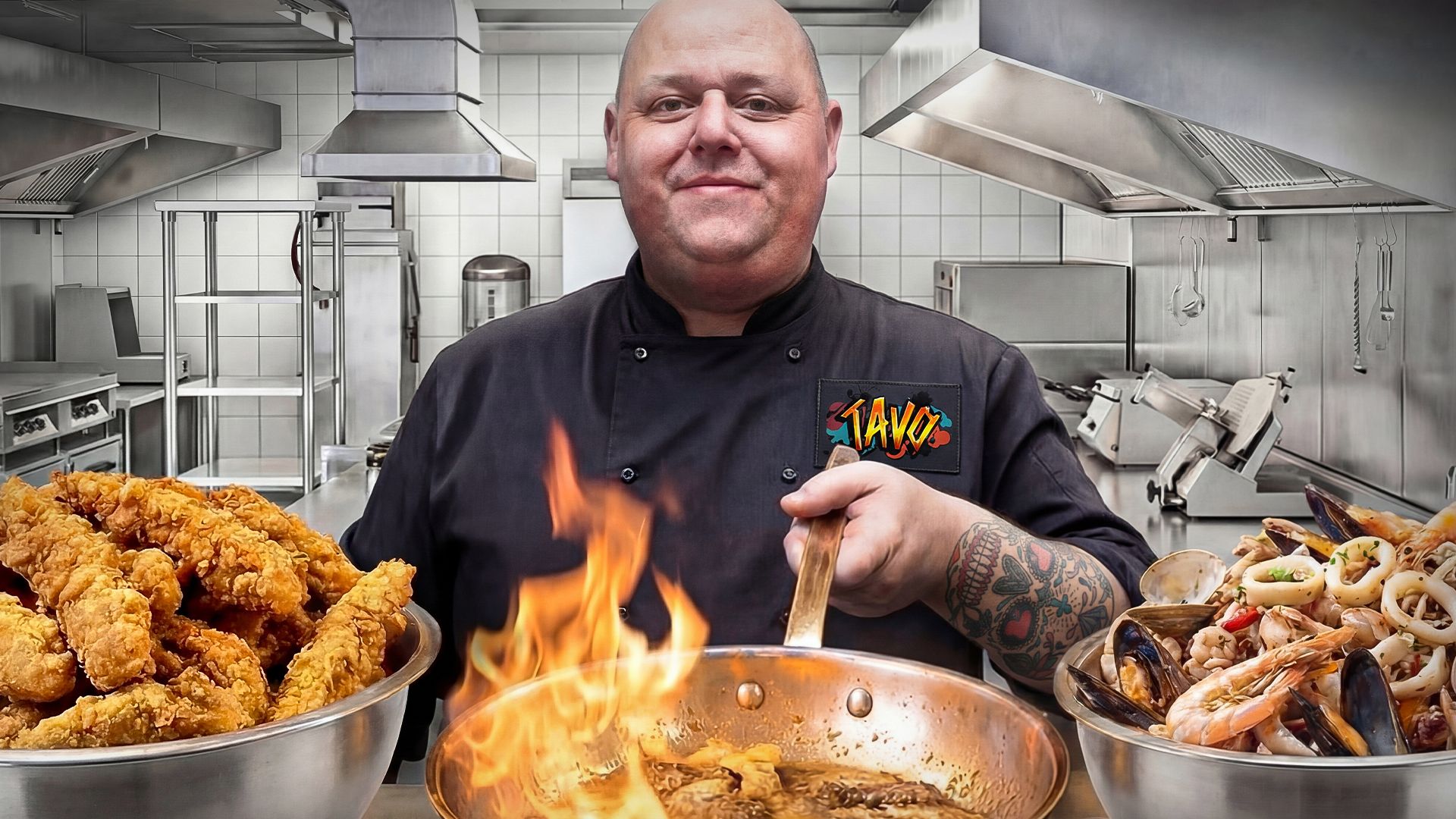 Feuertaufe in der Küche