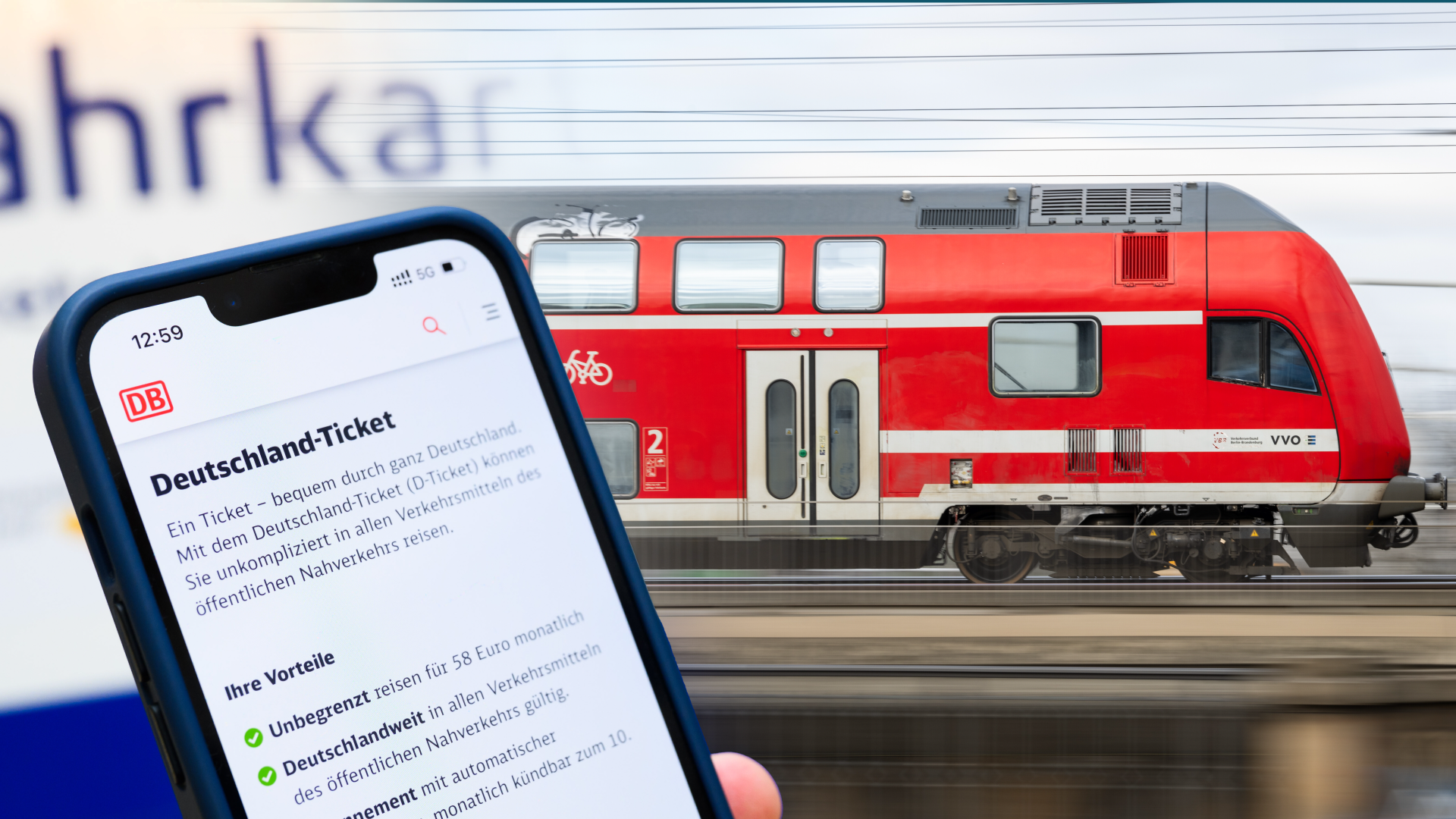 Deutschlandticket kostet bald 63 Euro