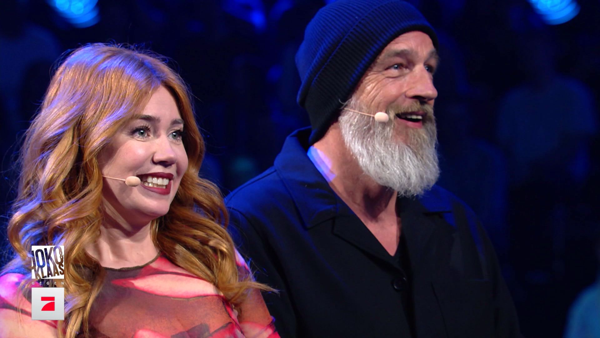 Torsten Sträter und Palina Rojinski im Publikums-Musik-Quiz