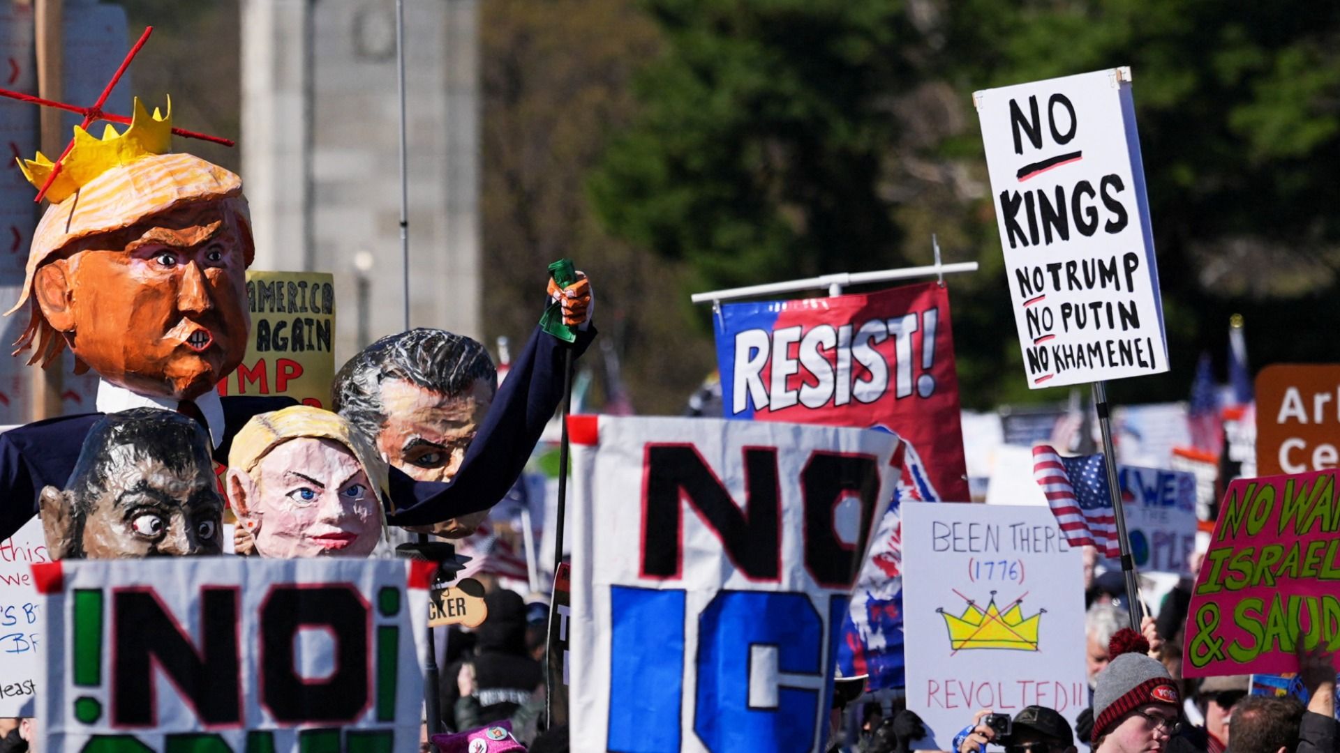 USA: "No Kings"-Proteste gegen Trump