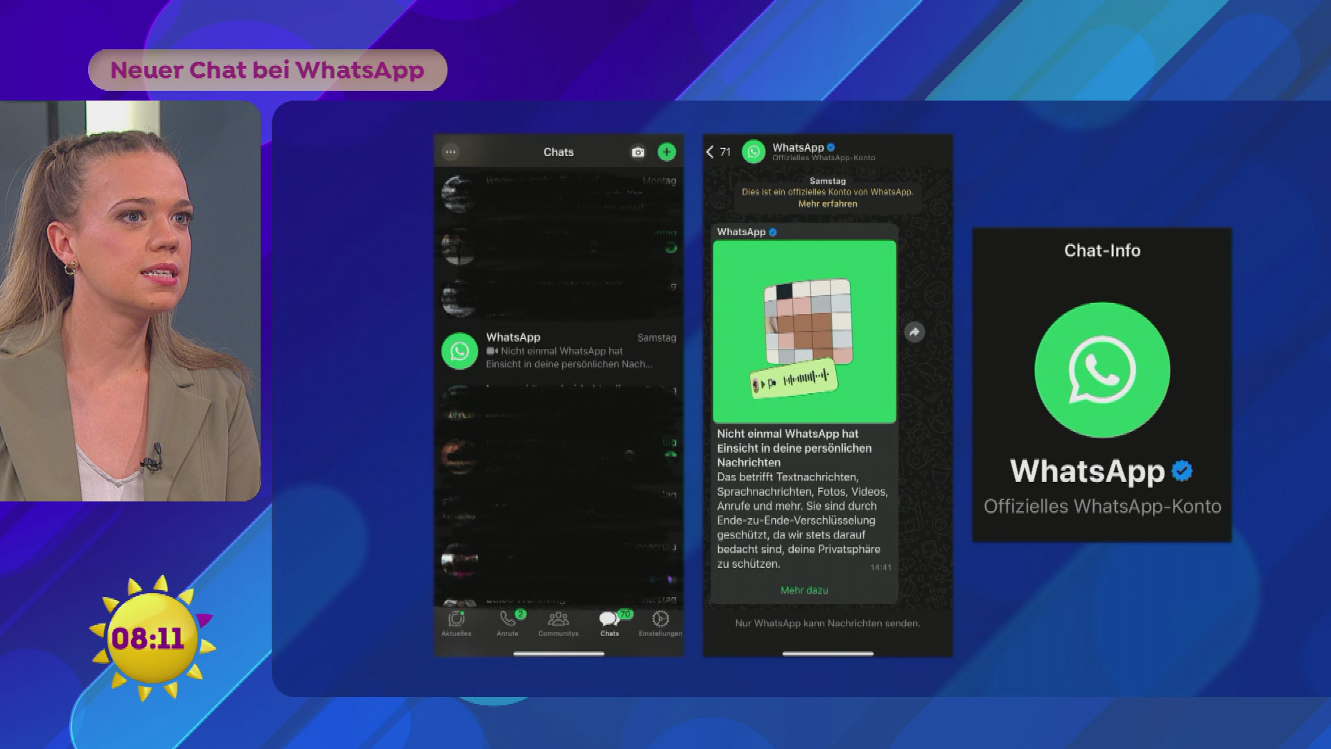 Neuer Chat bei WhatsApp