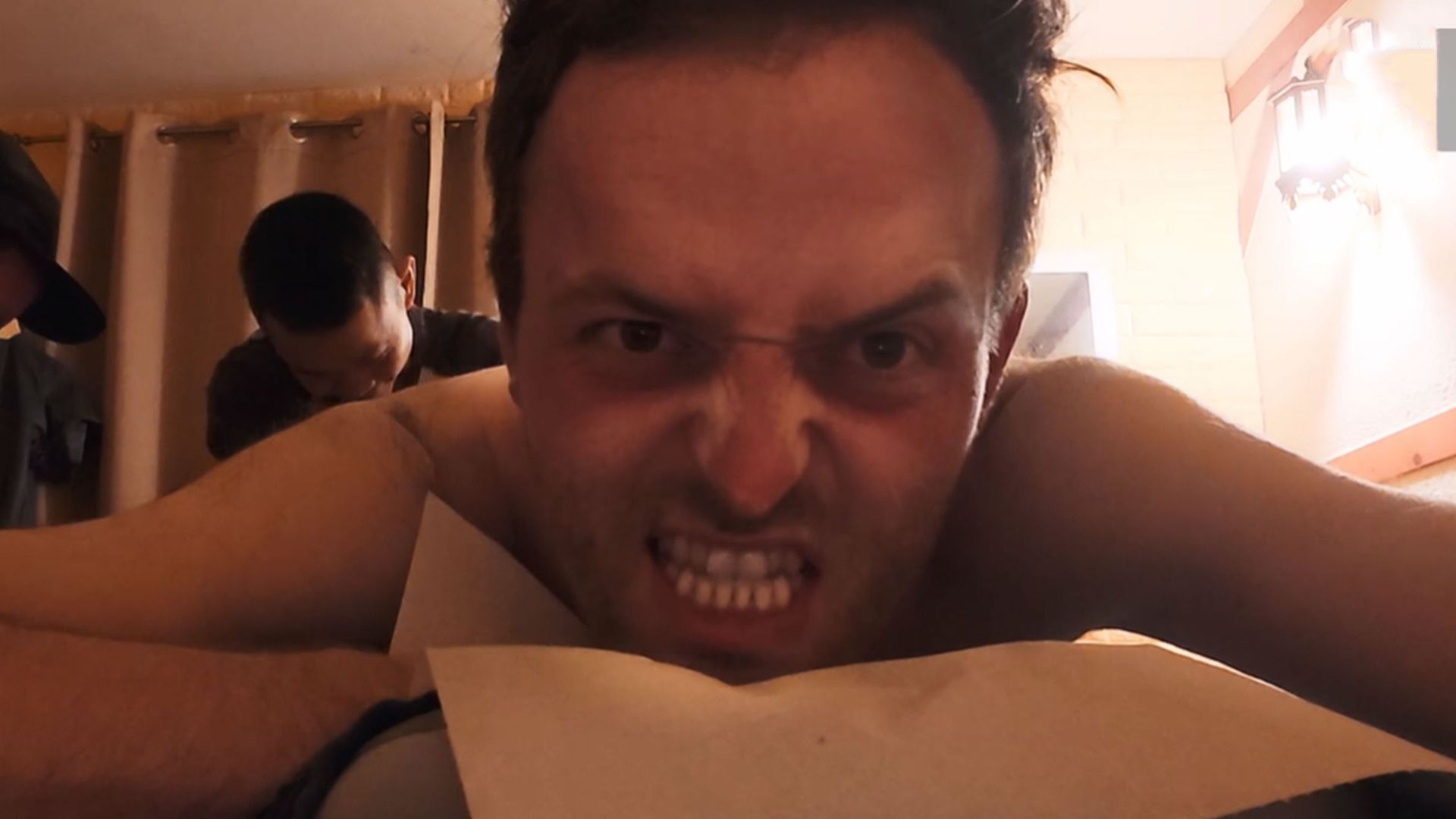 Massage mit Frittieröl