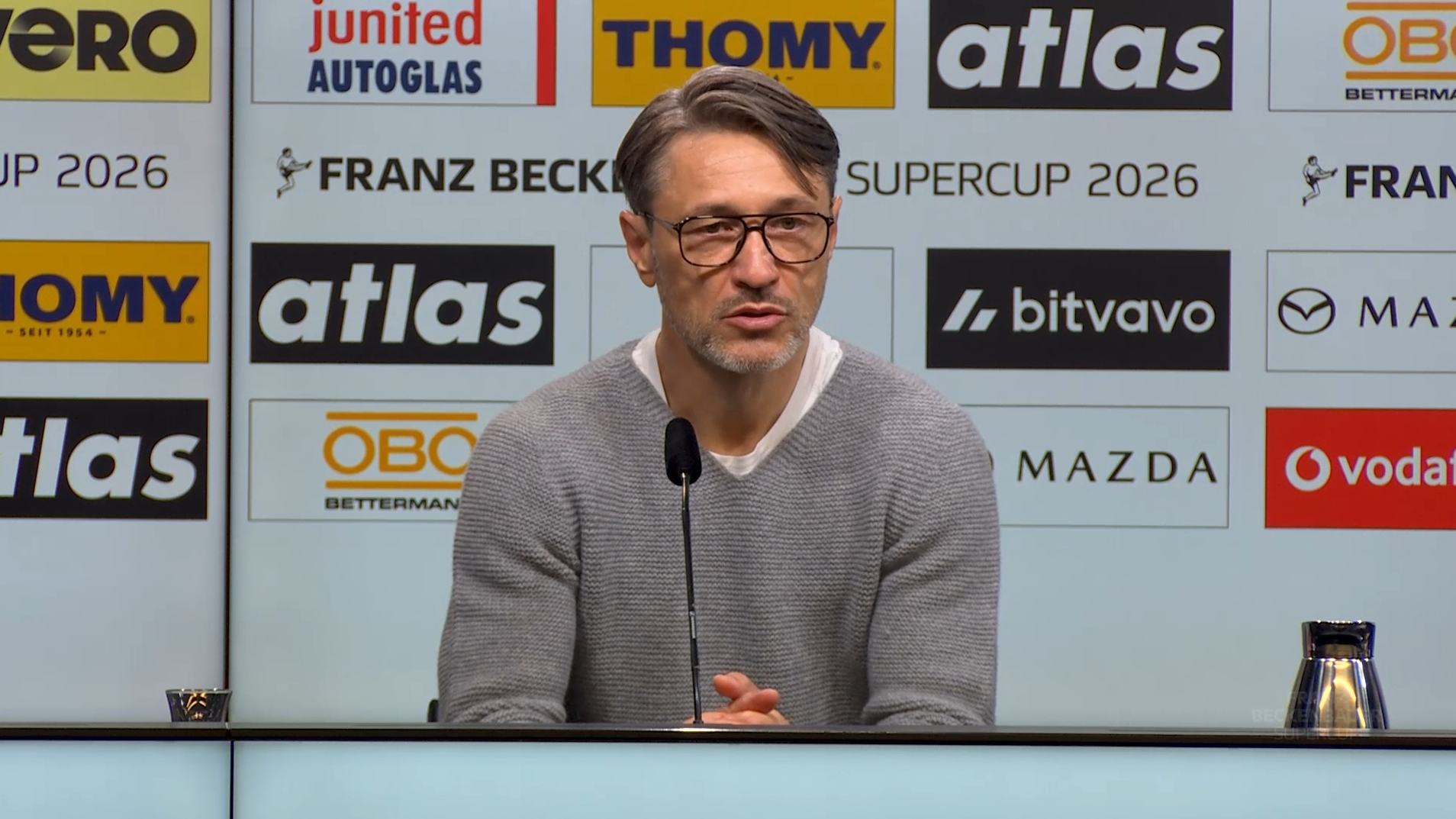 Supercup: Kovač trotz Niederlage mit Leistung des BVB zufrieden