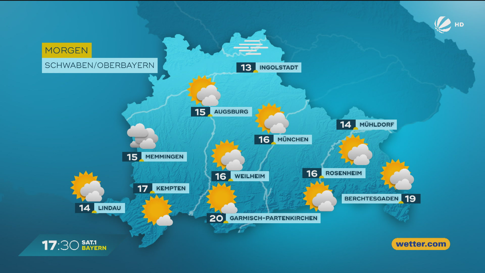 Das Bayern-Wetter vom 31.10.2025: Sonniges Halloween-Wetter