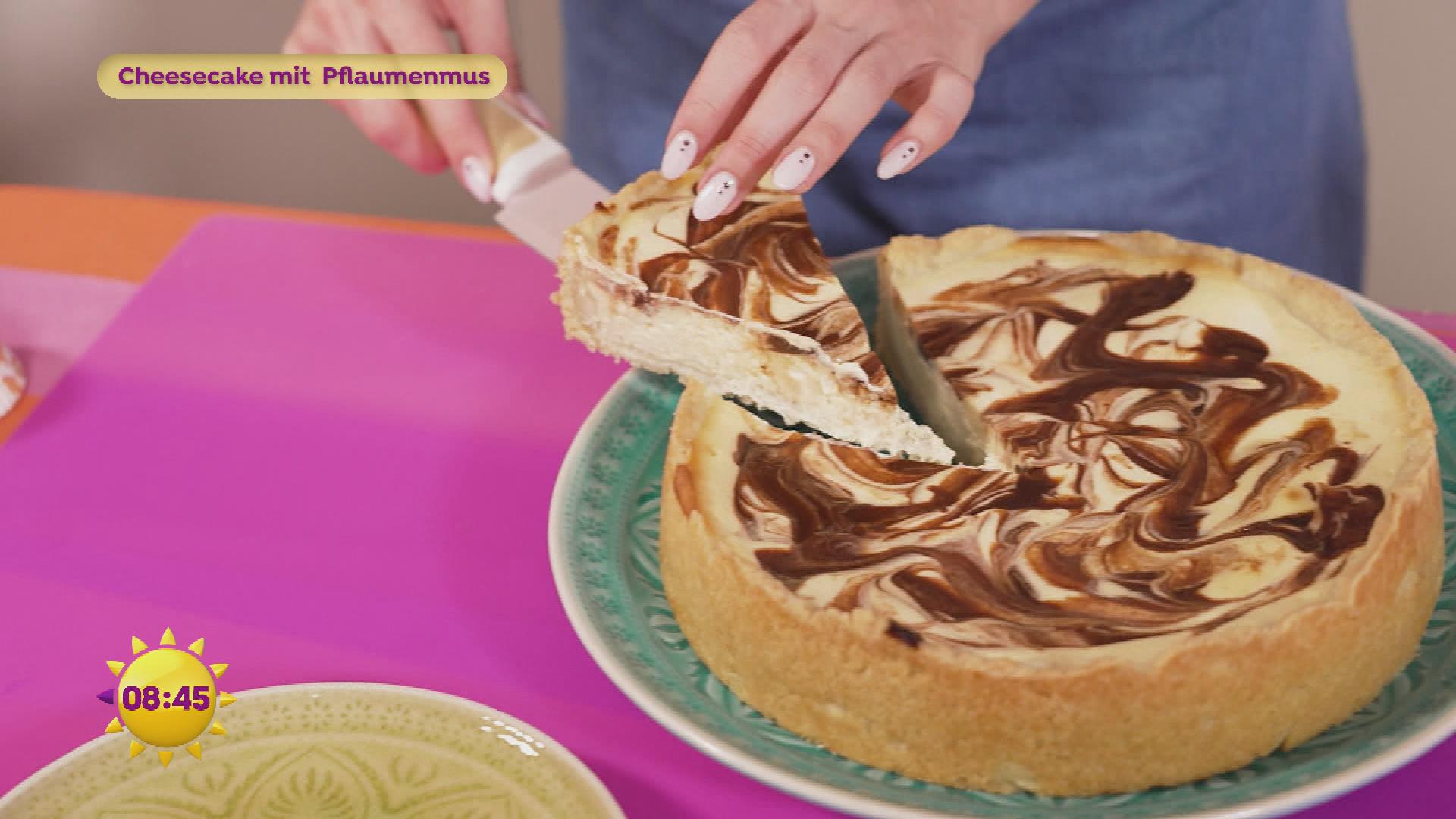Lynns Cheesecake mit Pflaumenmus