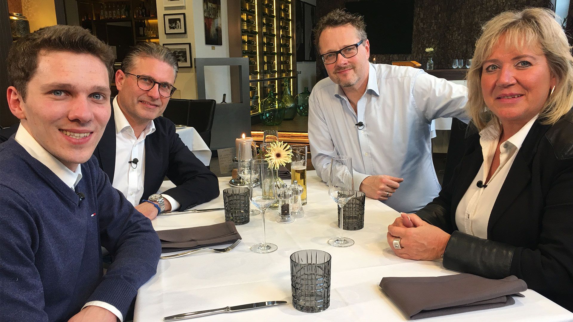 Gehobene französische Küche im Restaurant "Gute Stube"