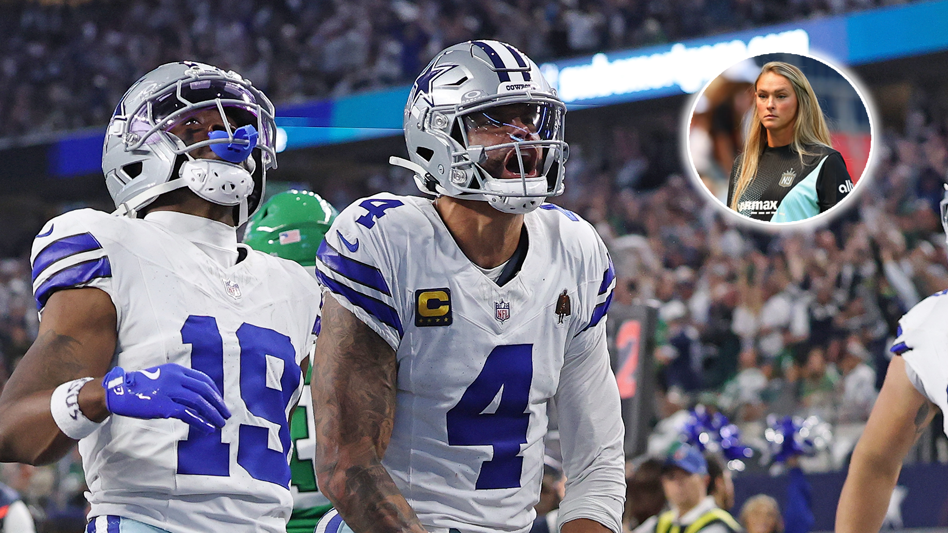 NFL - Kelces Frau schießt gegen Dallas Cowboys: "Sollen sich verpissen!"