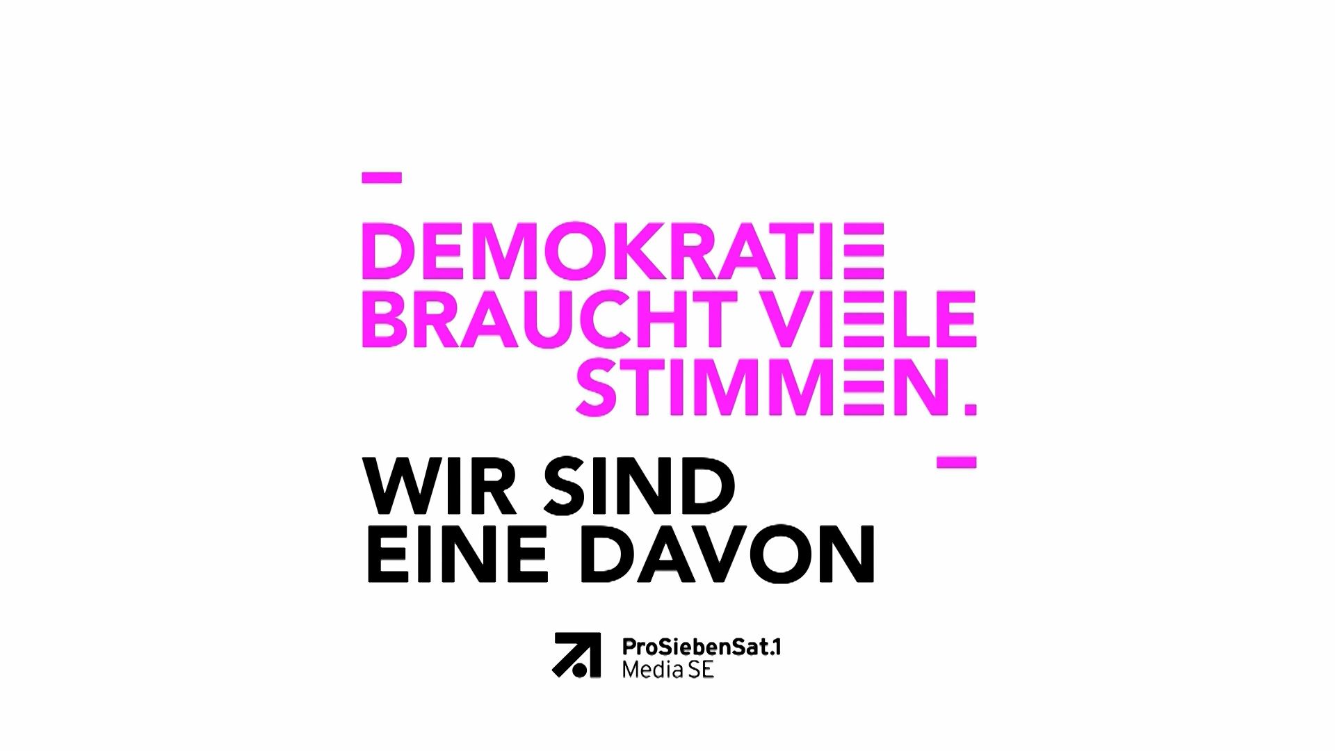 Demokratie braucht viele Stimmen