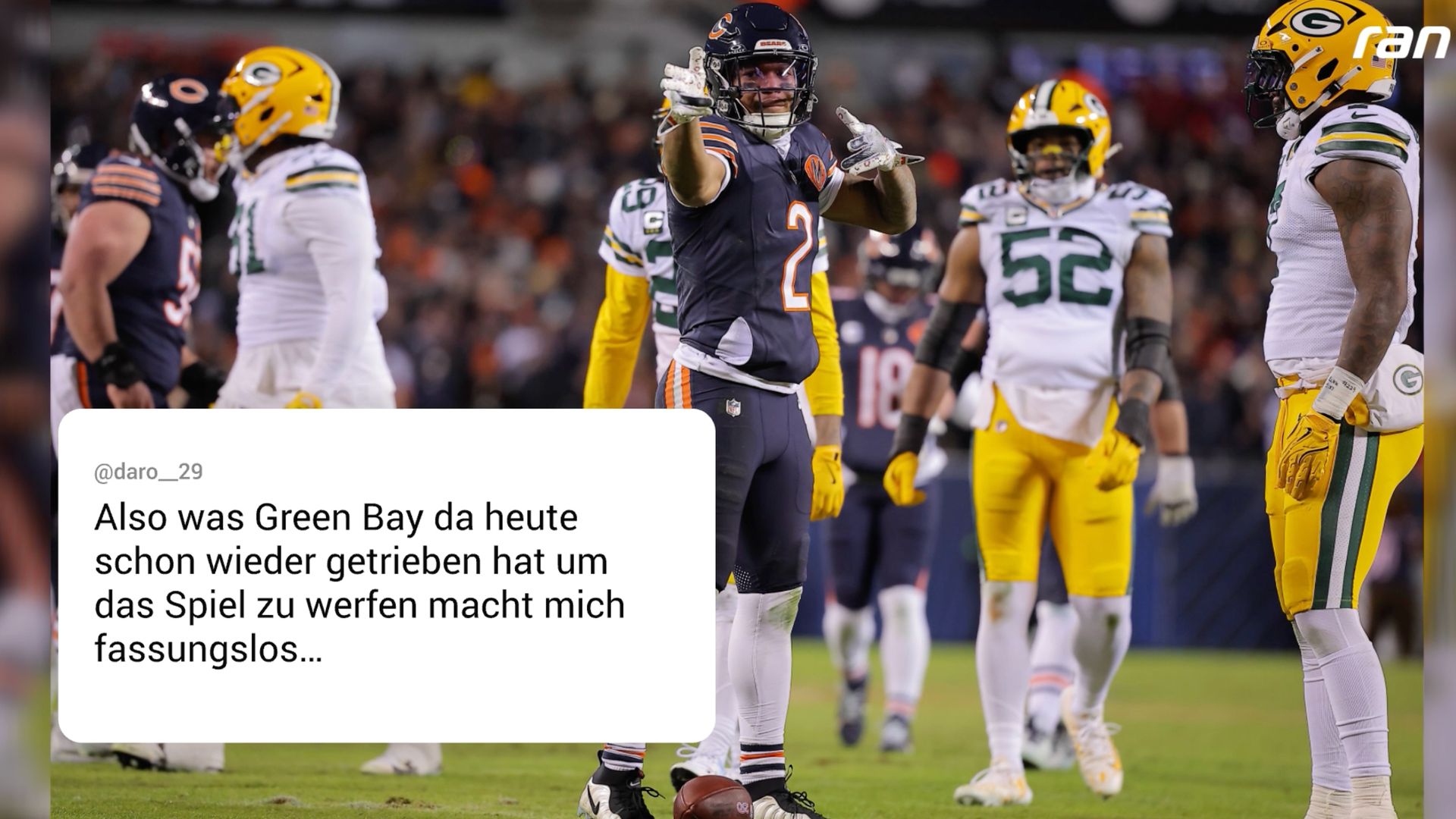 NFL: "Der BVB der NFL" - Fans drehen durch nach Packers-Choke