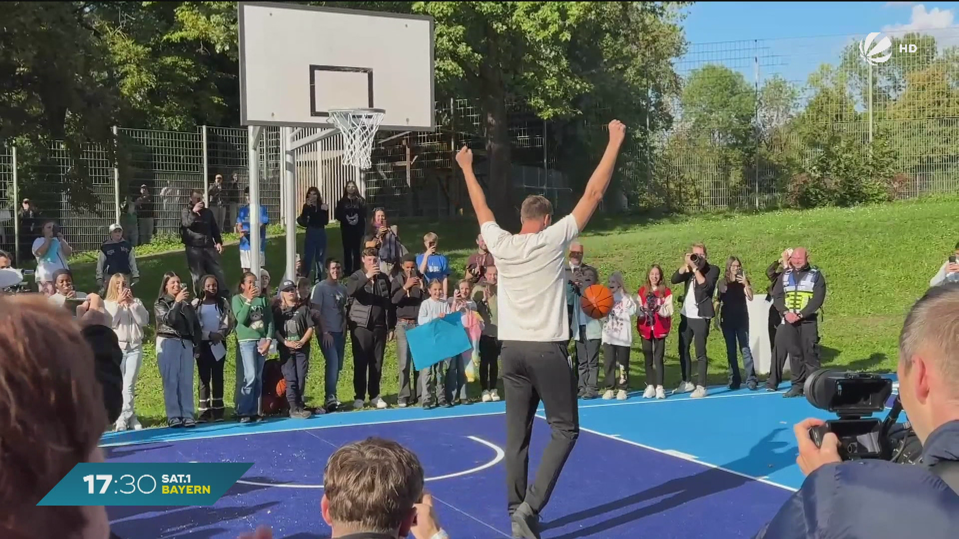 Dirk Nowitzki zurück in Würzburg: Neuer Basketballplatz für Nachwuchs