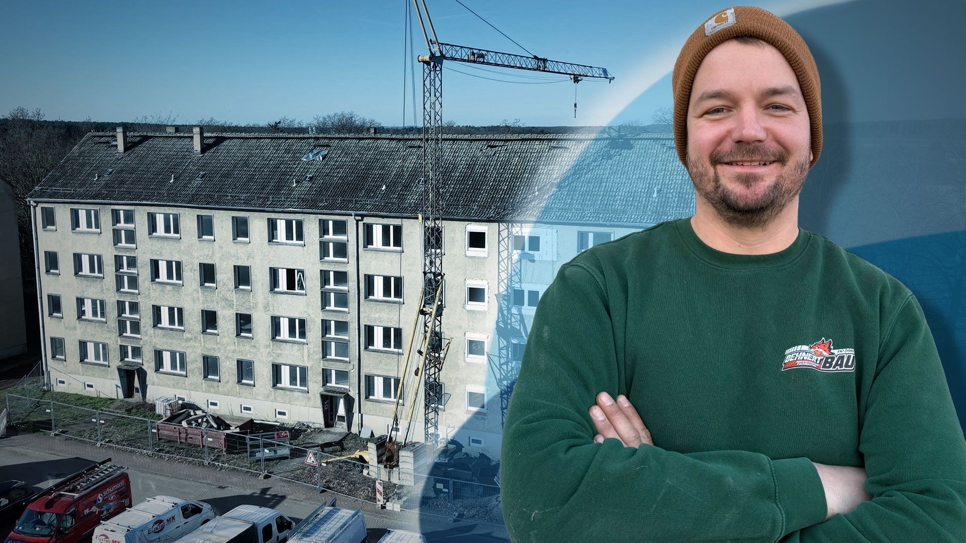 Junger Bauunternehmer investiert 2 Mio. Euro in alten DDR-Plattenbau