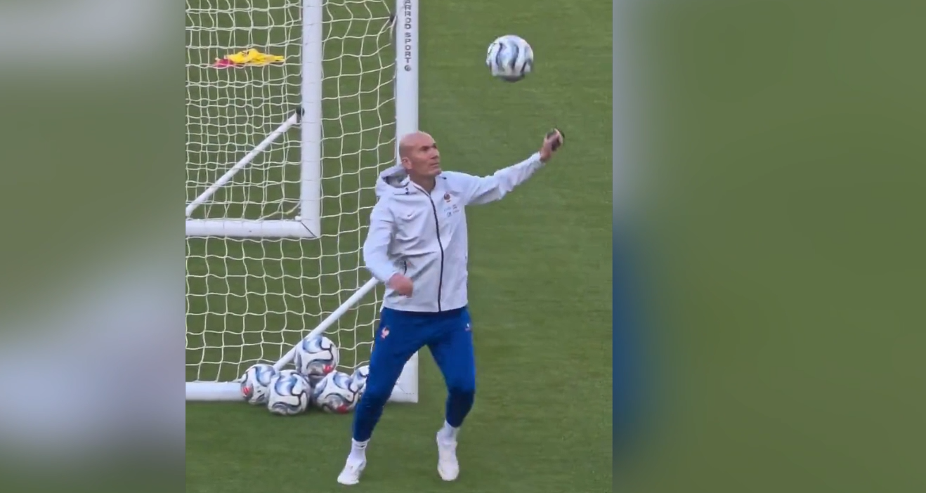 Zidane wie früher! Legende dribbelt im Training