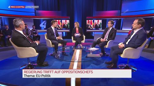 Pro und Contra Pro & Contra - PULS 4 News-Talk Folge 10: Pro und Contra der PULS 4 News Talk vom 10.01.2018