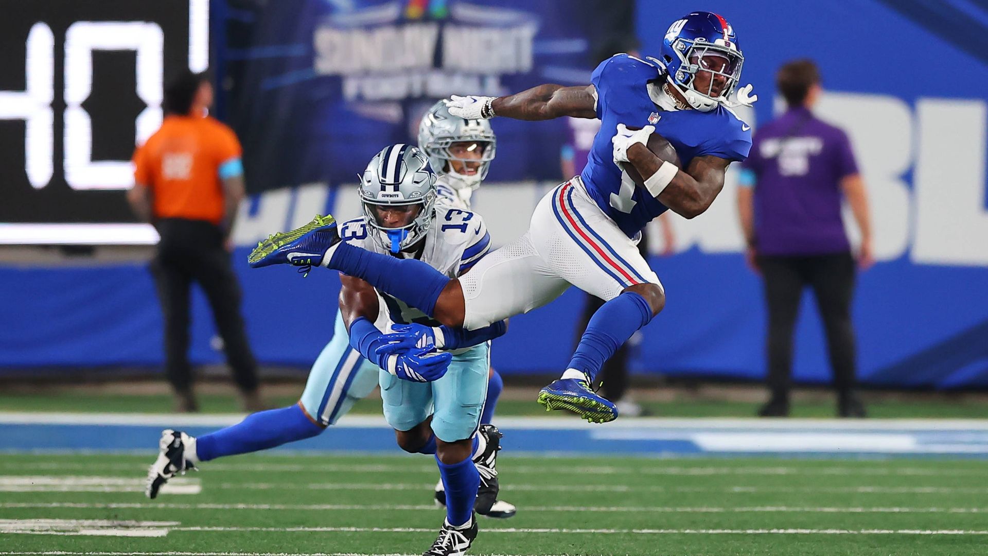 NFL-Highlights: Giants-Offense on fire! Traumstart für Harbaugh