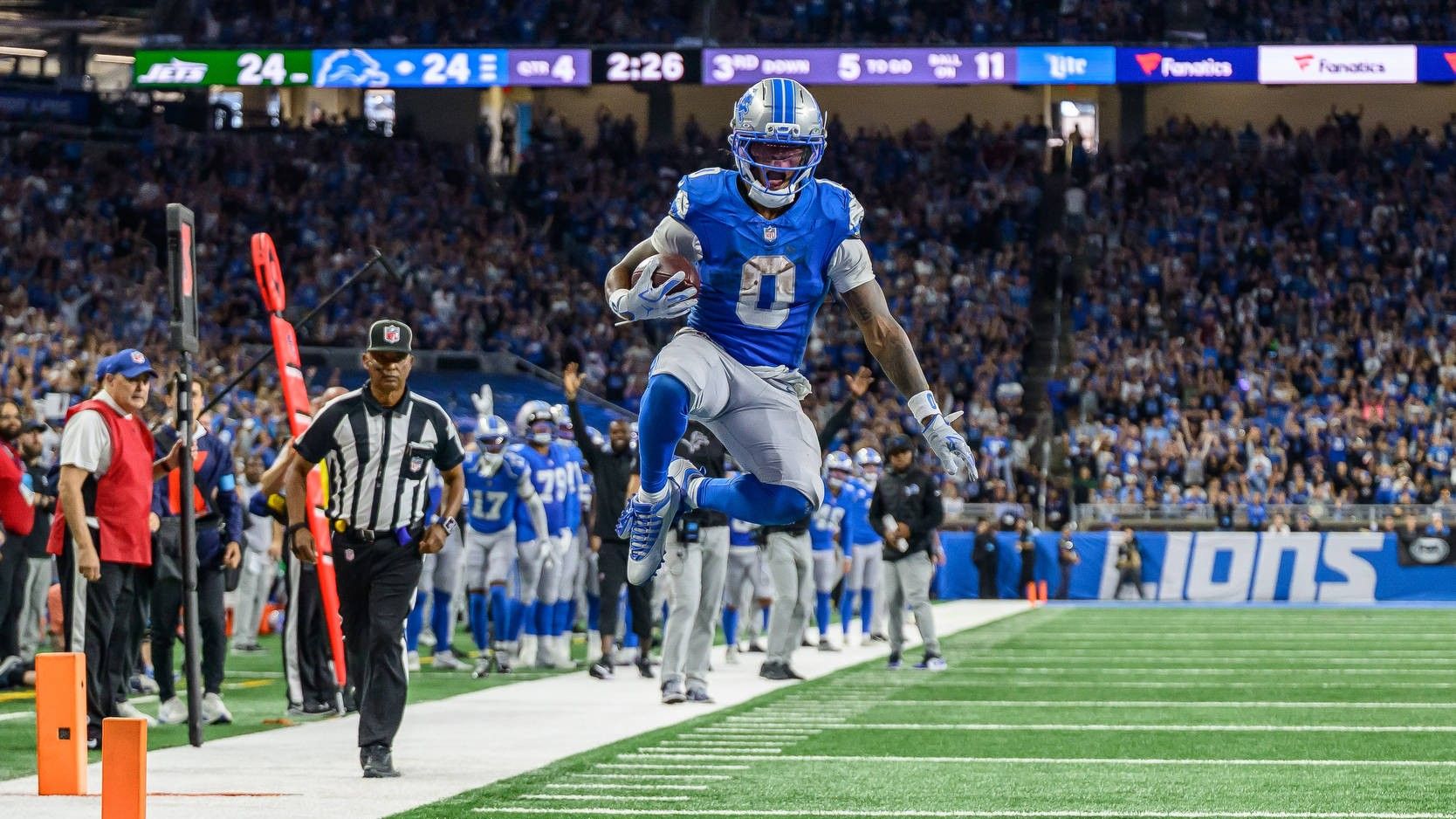 NFL: Gibbs wird beim Lions-Sieg zum Matchwinner
