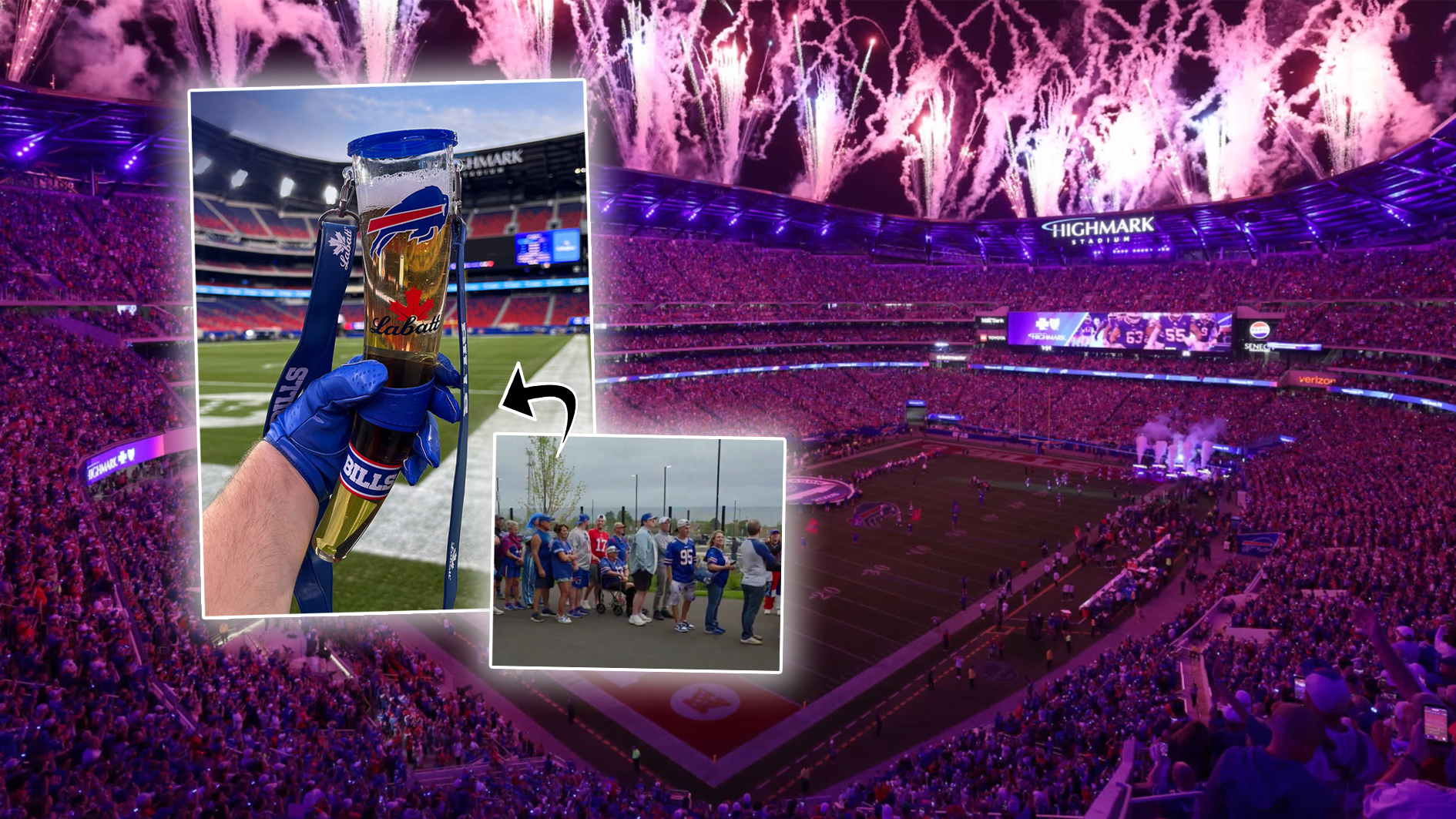 NFL: Mega-Hype um diese Bierhörner - Bills-Fans stehen Schlang