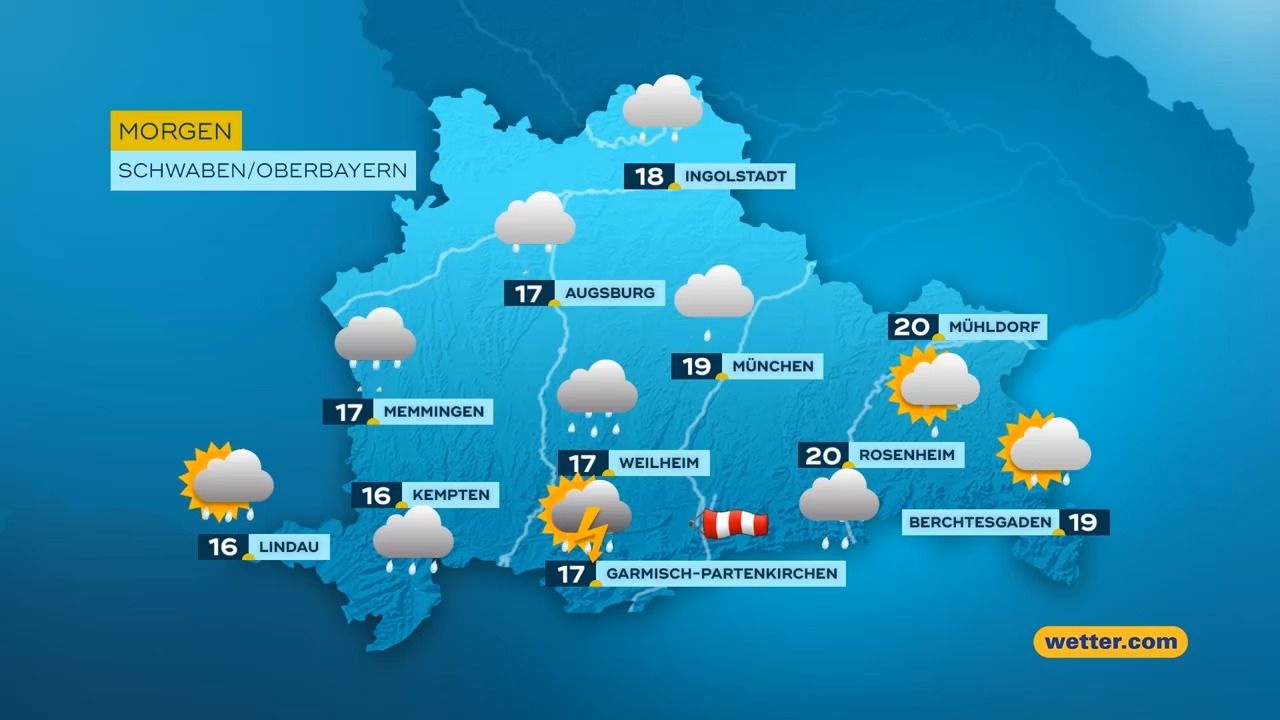 Das Bayern-Wetter vom 08.10.2026: Spätsommer zu Ende?