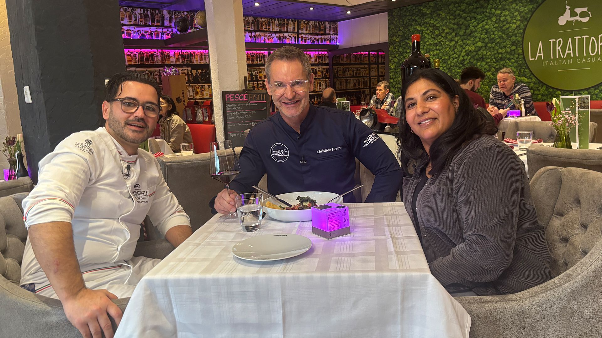 Zum Finale traditionell italienisch im "La Trattoria - Italian Casual"
