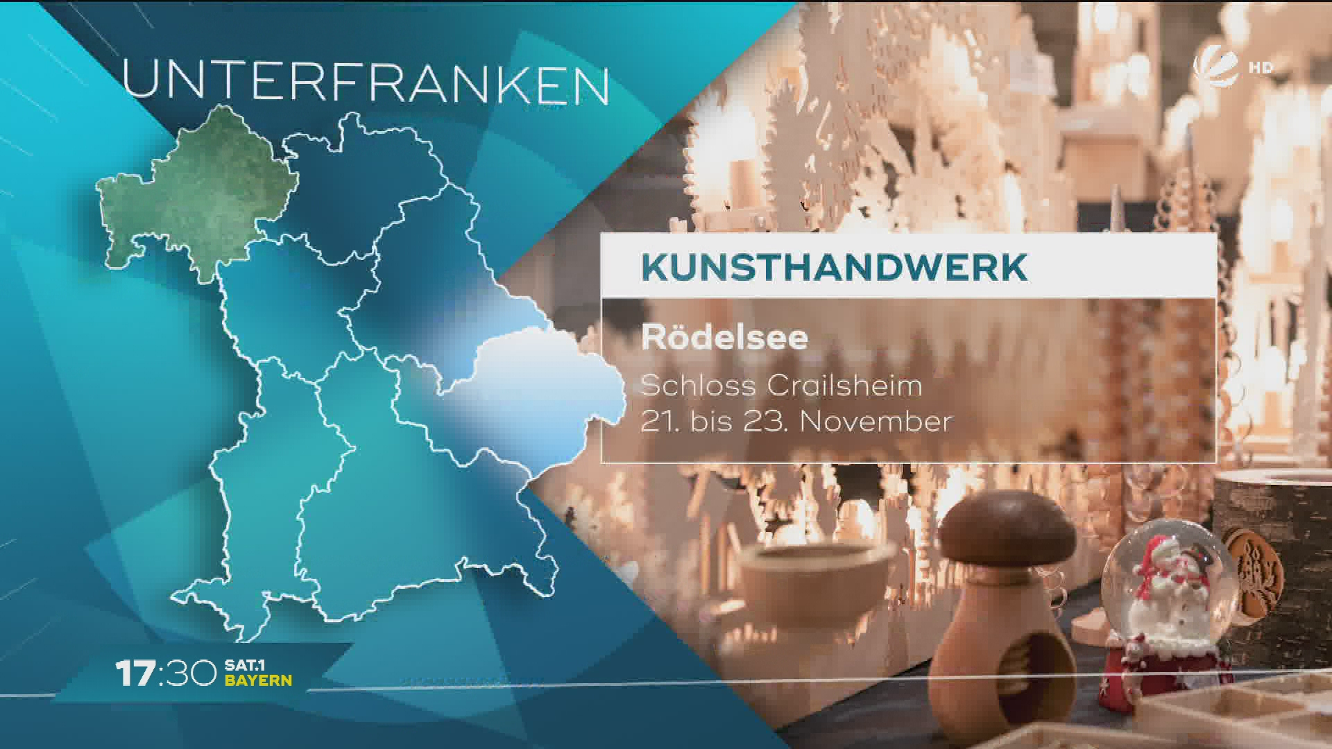 Mein Bayern erleben – Freizeittipps: Kunsthandwerkermarkt bis Winterdorf