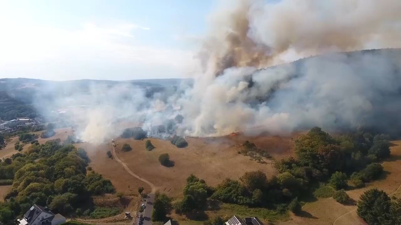 Waldbrand in Waldaschaff: Anwohner mussten Häuser verlassen