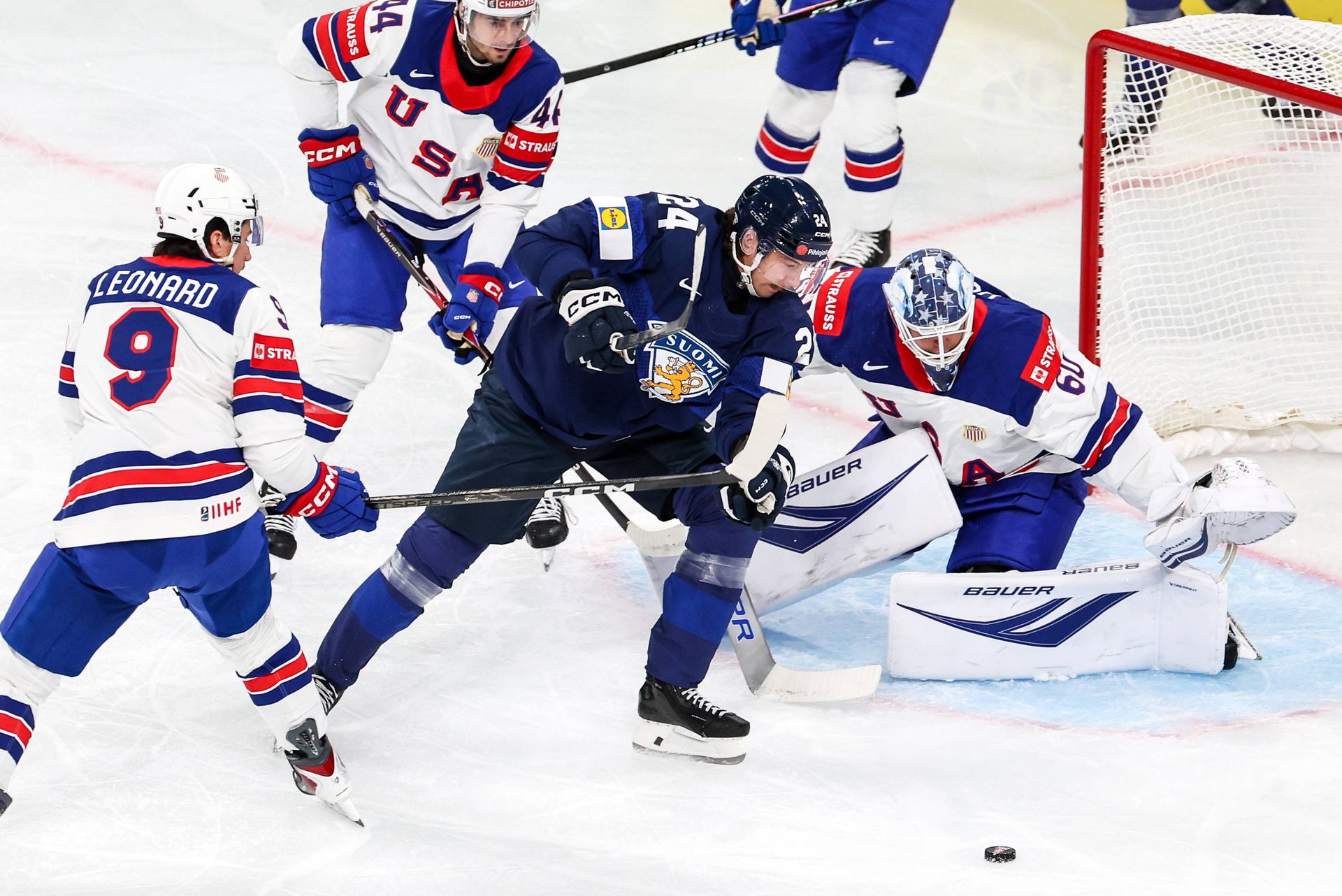 Eishockey-WM-Highlights: USA geht gegen Finnland baden