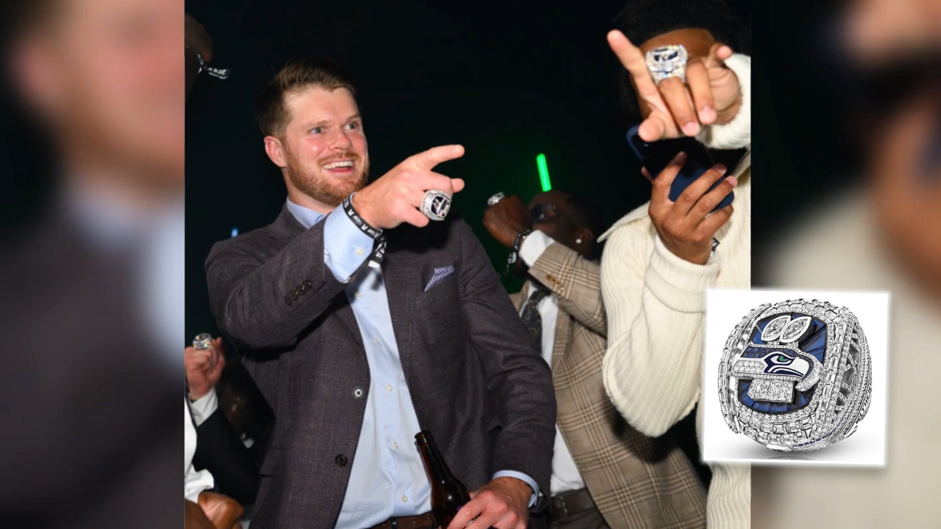 NFL: Seattle Seahawks staunen über SB-Ringe - es funkelt und glitzert!