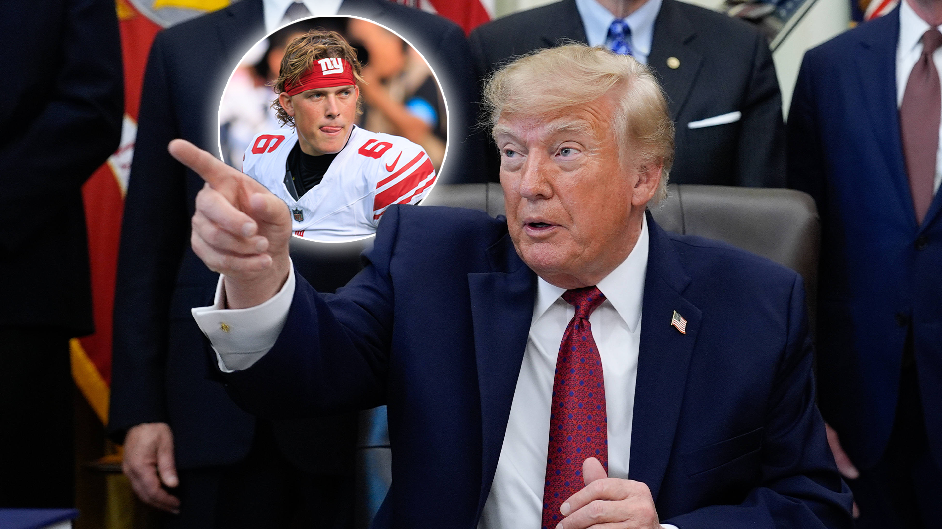 NFL: Donald Trump wendet sich plötzlich an verletzten Jaxson Dart