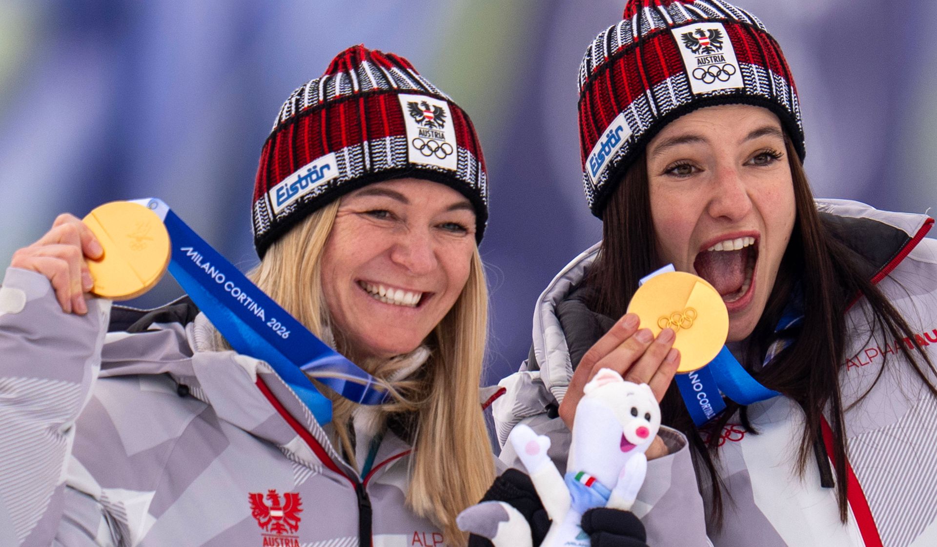 Olympia 2026: Katharina Huber feierte Gold-Gewinn im Deutschen Haus