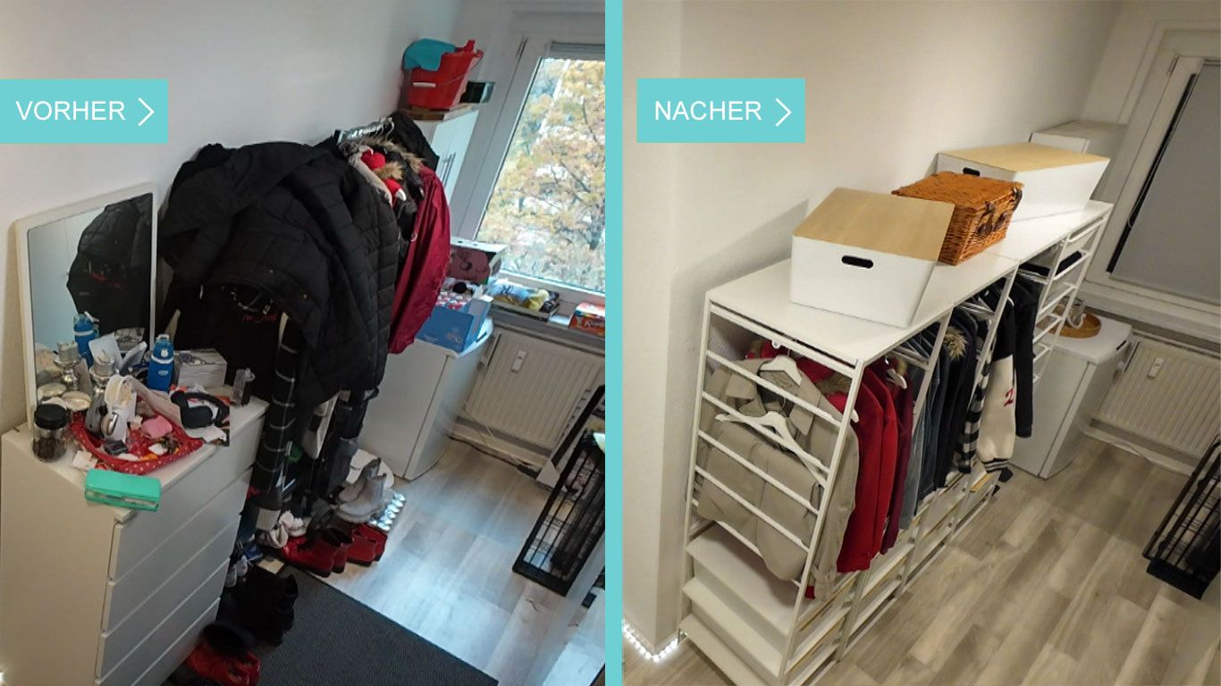 Endlich Ordnung im Flur! Ein neuer Schrank hilft gegen das Chaos
